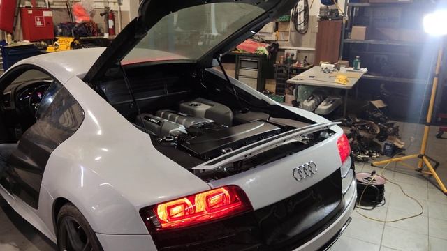 Ремонт двигателя Ауди ⭕⭕⭕⭕ завершен | AUDI R8 V10 готов к эксплуатации ✅ смотреть онлайн