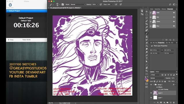 Arvin Bautista Sketches 2017 52/100: Jean Grey Pencils смотреть онлайн