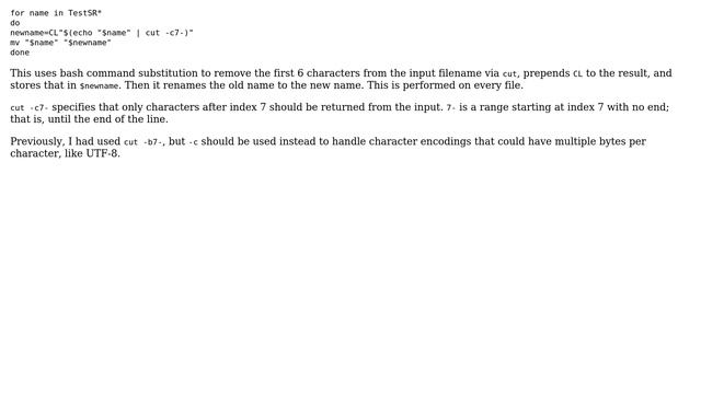 Unix & Linux: Bulk rename, change prefix (7 Solutions!!) смотреть онлайн