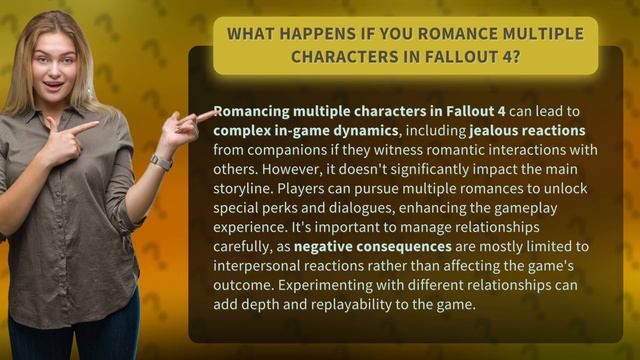 What happens if you romance multiple characters in Fallout 4? смотреть онлайн