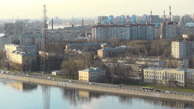 ДРУГ МОЙ ПИТЕР. Любуюсь с балкона твоей красотой, Санкт-Петербург с 23 этажа. метро Пролетарская смотреть онлайн
