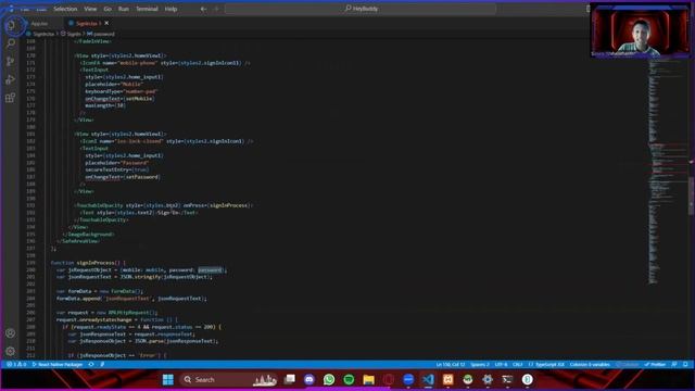 React Native Chat Application || Sign In || Sinura Wahalathanthri || Java Institute смотреть онлайн