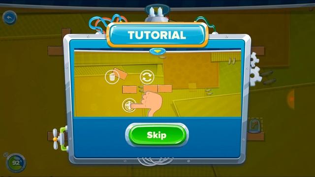 Rube's Lab Level 1 - 3 Stars Walkthrough Physics Puzzle смотреть онлайн