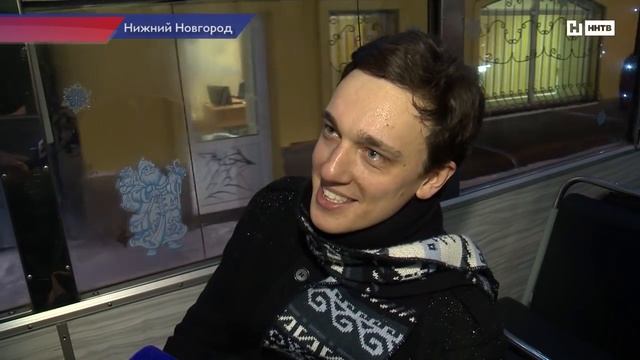 Новогодний трамвай появился в Нижнем Новгороде смотреть онлайн