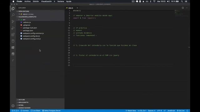 MOOC - Práctica 2 - 01. Presentación del entorno webpack e instalación смотреть онлайн