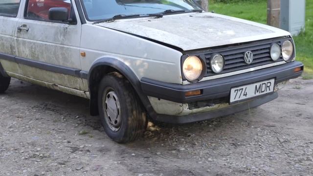 Starting Volkswagen Golf 2 After 4 Years + Test Drive