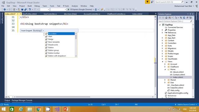 Bootstrap Snippets ASP NET MVC Part 8 смотреть онлайн