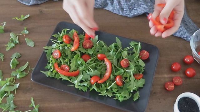 Tasty Arugula Salad Recipe | The Vegan Bossa смотреть онлайн