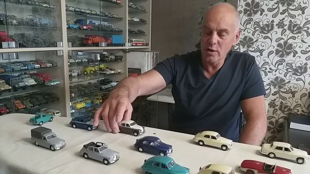 Модели автомобилей ГАЗ М20 и ГАЗ12 в масштабе 1:43 смотреть онлайн