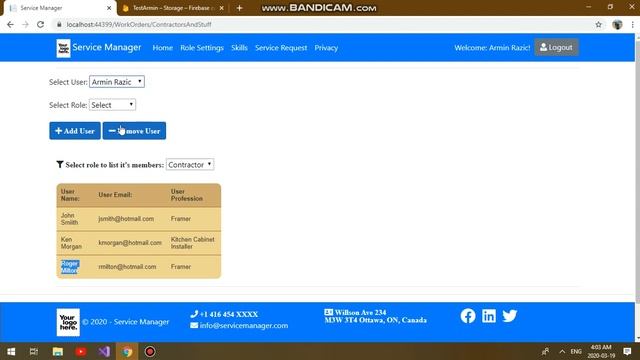 Service Manager Add/Remove user Roles смотреть онлайн