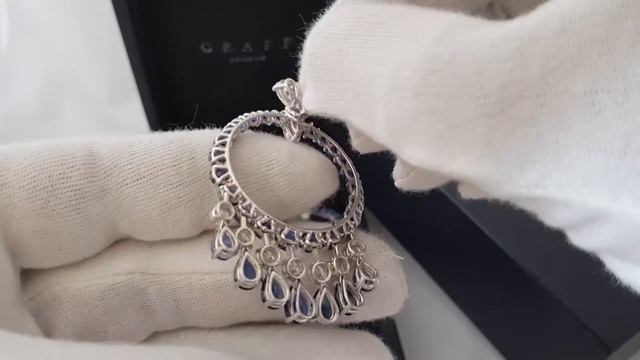 Обзор оригинального украшения Graff серьги с синими сапфирами и белыми бриллиантами! смотреть онлайн