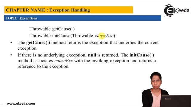 Chained Exceptions - Exception Handling in Java Programming Language - Java Programming Tutorial смотреть онлайн