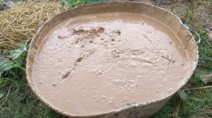 Глинобитный дом своими  руками.