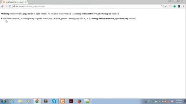 Difference between include and require in php ? смотреть онлайн