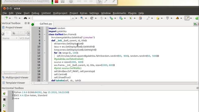 Eric, Python IDE смотреть онлайн