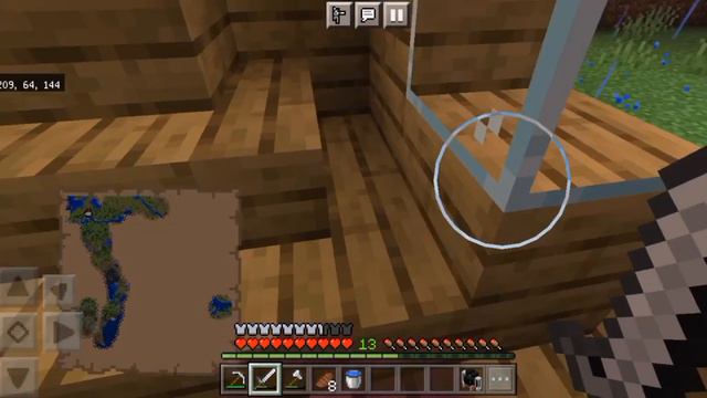 Путишествие Начинается! Выживание. В Майнкрафт Пе. Minecraft Pe 1.19.10 смотреть онлайн