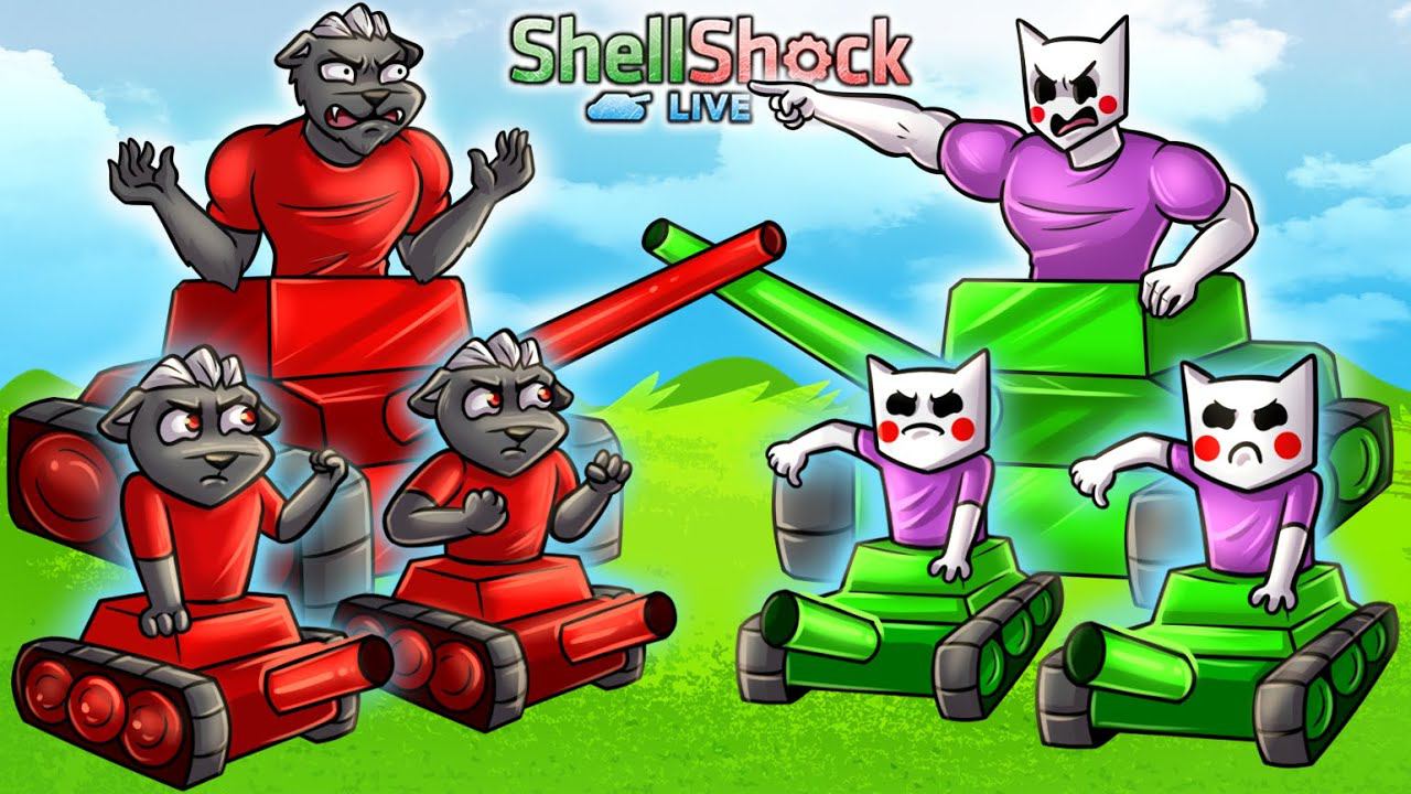 ЧЬЯ КОМАНДА СИЛЬНЕЕ? УГАРНОЕ СРАЖЕНИЕ ПРОТИВ ПОДПИСЧИКОВ :D SHELLSHOCK LIVE смотреть онлайн