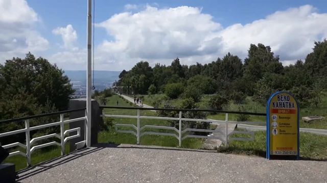 Канатная дорога в Кисловодском парке. 1.240 м над уровнем моря. смотреть онлайн