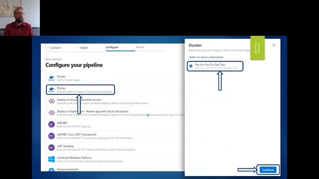 Using Azure Devops to Build and Deploy a Docker Image to Azure by George Kosmidis смотреть онлайн