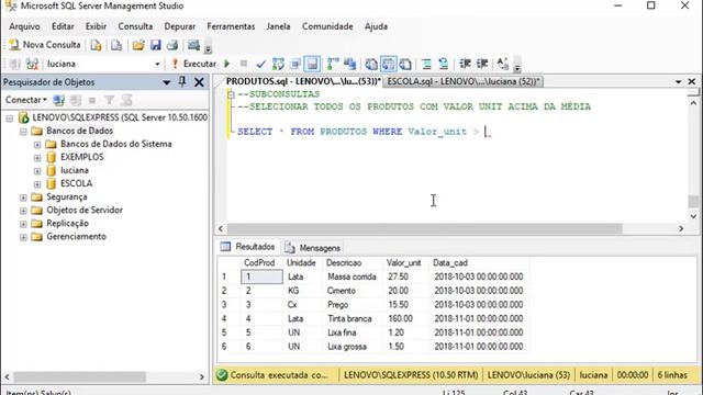 SQL Banco de Dados: Como Fazer SubConsultas | Curso Online Gratuito - Vaz-e-Zapparolli смотреть онлайн