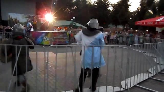 Масовый бой рыцарей. Багурт. Дендропарк, Кировоград. смотреть онлайн