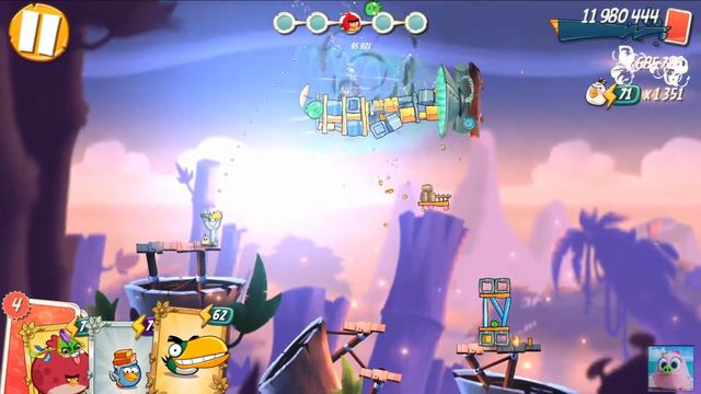 Angry Birds 2. Level/Уровни 536-540 + БОСС. смотреть онлайн