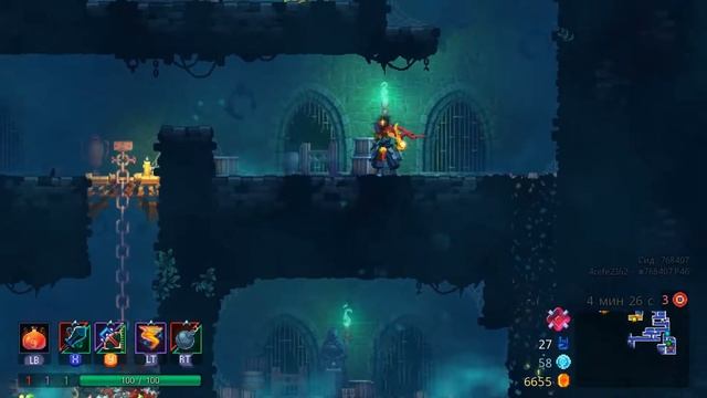 Dead Cells: Rise of the Giant. экспертный. тюремные камеры. три клетки.60 врагов не получив урон смотреть онлайн