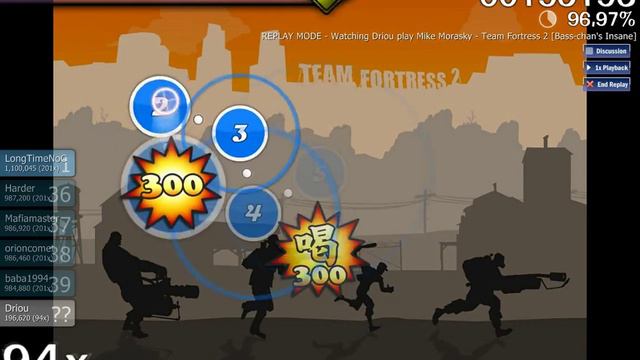 osu! Mike Morasky - Team Fortress 2 смотреть онлайн