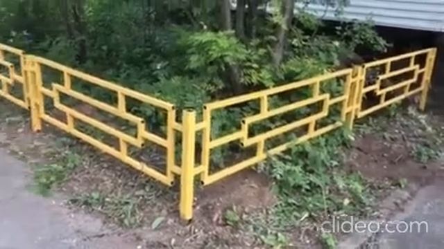 Монтаж ограждения палисадников ул. Ардатовская, 38 смотреть онлайн