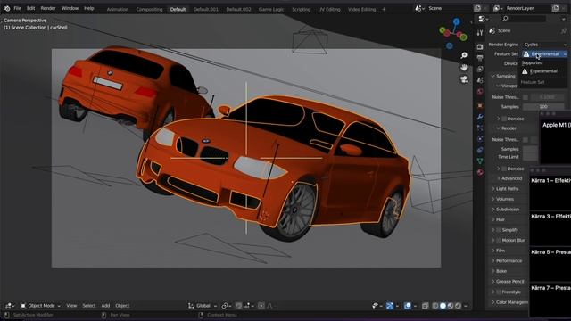 MacBookAir M1 With Blender 3.1- Viewport And Render Performance With Eevee And Cycles