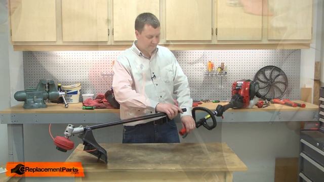 Troy-Bilt Trimmer Repair - Replacing the Cutting Head (Troy-Bilt Part # 753-08182) смотреть онлайн