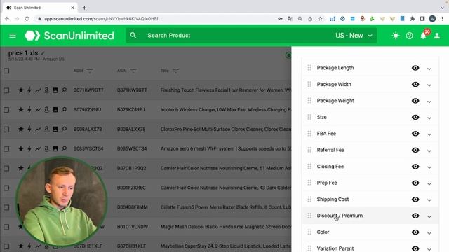 Как БЫСТРО найти товар для Амазон ? Обзор ScanUnlimited для Amazon FBA. смотреть онлайн