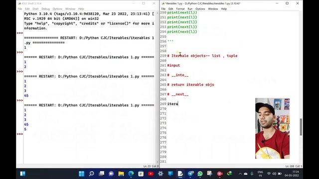 Iterator In Python смотреть онлайн