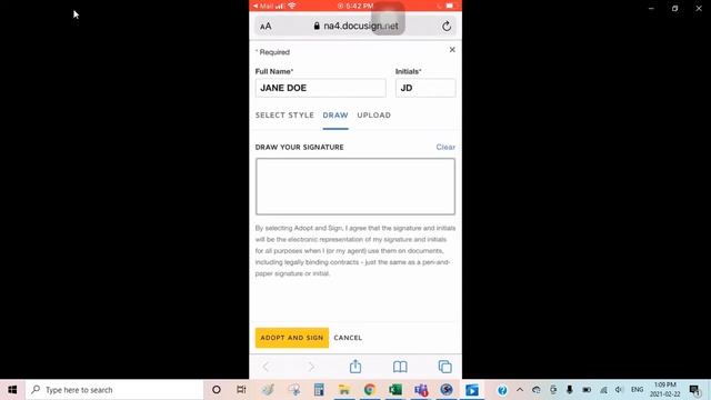 Instruction to Docusign смотреть онлайн