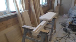 Изготовление лестницы с поворотом на 180 гр. через 4 поворотных ступени