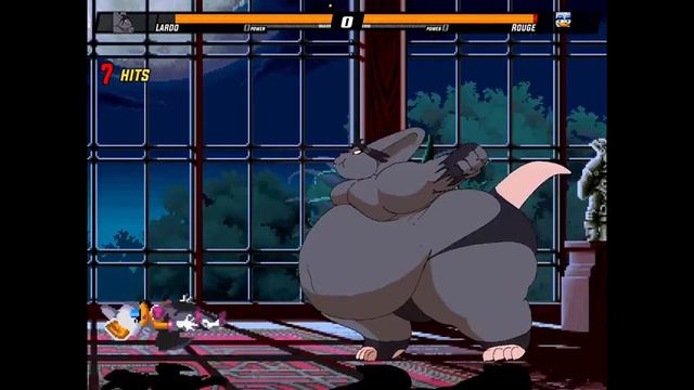 Lardo Rat(Kazecat) Vs. Rouge The Bat(Sonic The Hedgehog)