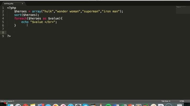 PHP & MySQL Tutorial 30 - Sorting arrays in PHP смотреть онлайн