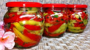 Перец по-корейски на зиму. Очень вкусный Болгарский перец на зиму. Простой рецепт