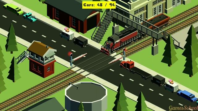 Train Line Track Crossing Puzzle Game | Railroad Crossing | Android Gameplay #718 смотреть онлайн