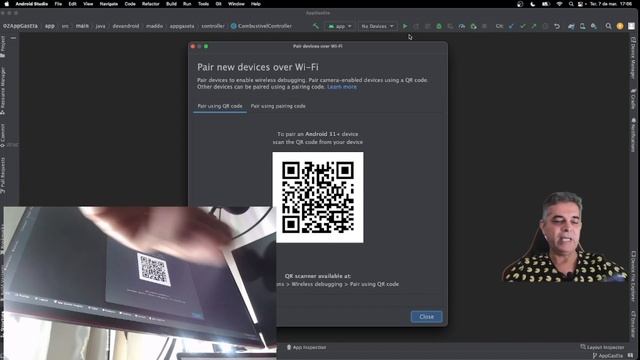 Adeus cabos USB para testar aplicativos Android no celular usando Android Studio. Ative Wi-Fi. смотреть онлайн