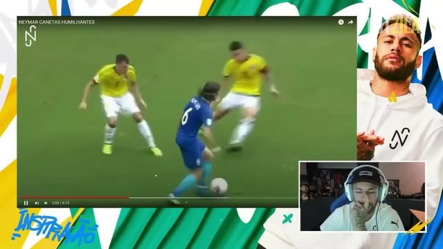 NEYMAR FAZENDO REACT DA SUAS PRÓPRIAS CANETAS! KKKKK смотреть онлайн