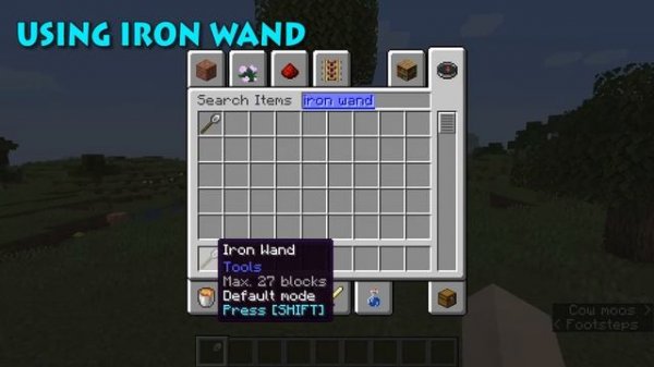 Construction Wand Mod 1.16.5 Spotlight - Installation, Review and Gameplay