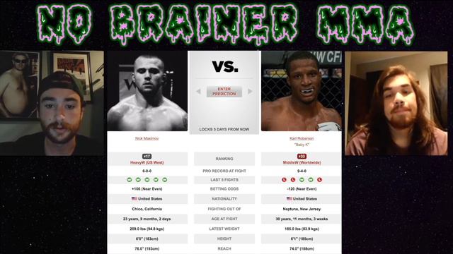 UFC 266: Nick Maximov vs. Karl Roberson Fight Pick, Breakdown and Prediction смотреть онлайн