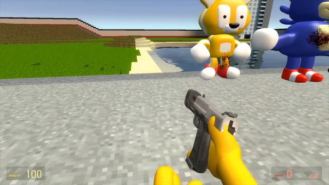 SPARTAN KICKING ALL TEAM 3D SANIC CLONES MEMES in Garry's Mod! #84 смотреть онлайн