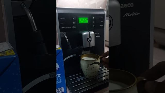 Saeco Moltio - Making a Cappuccino Demo смотреть онлайн
