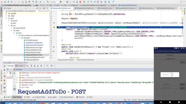 Web services & Android - Part 7, Refactoring for okHttp | Finale смотреть онлайн