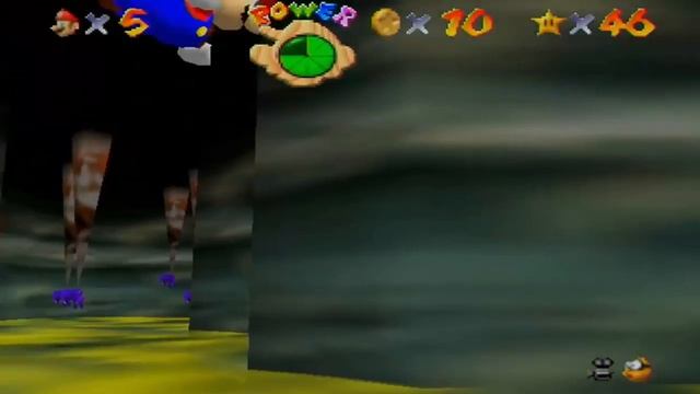 Super Mario 64 100% Walkthrough Part 6 - Hazy Maze Cave смотреть онлайн
