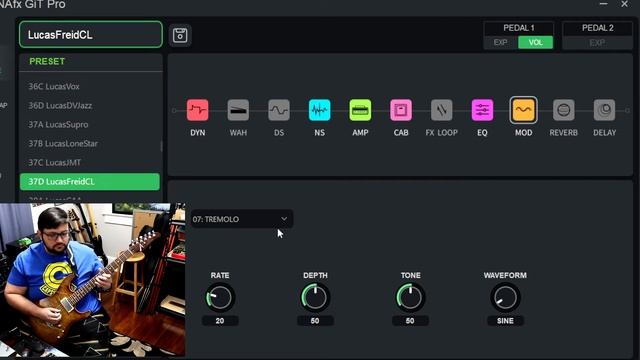 Harley Benton DNAfx GiT Pro Modulation Effects Playthough NO TALKING смотреть онлайн