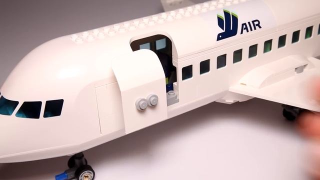 Lego City 60367 Passenger Airplane Speed Build смотреть онлайн