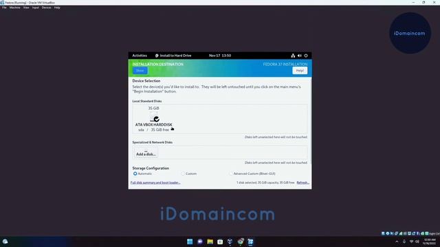 How to install fedora linux in Virtual Box смотреть онлайн